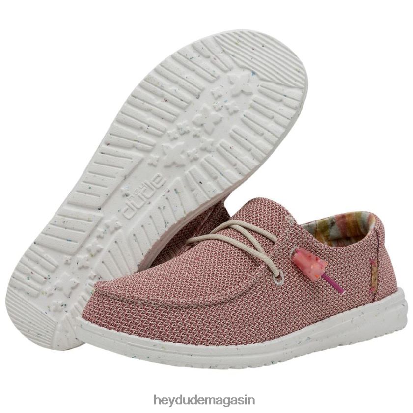 Hey Dude Hommes Wendy Knit II rose du désert chaussures DT40T454