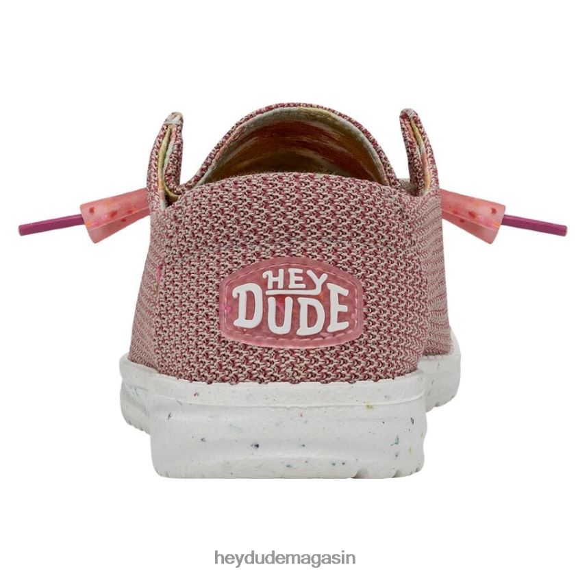 Hey Dude Hommes Wendy Knit II rose du désert chaussures DT40T454