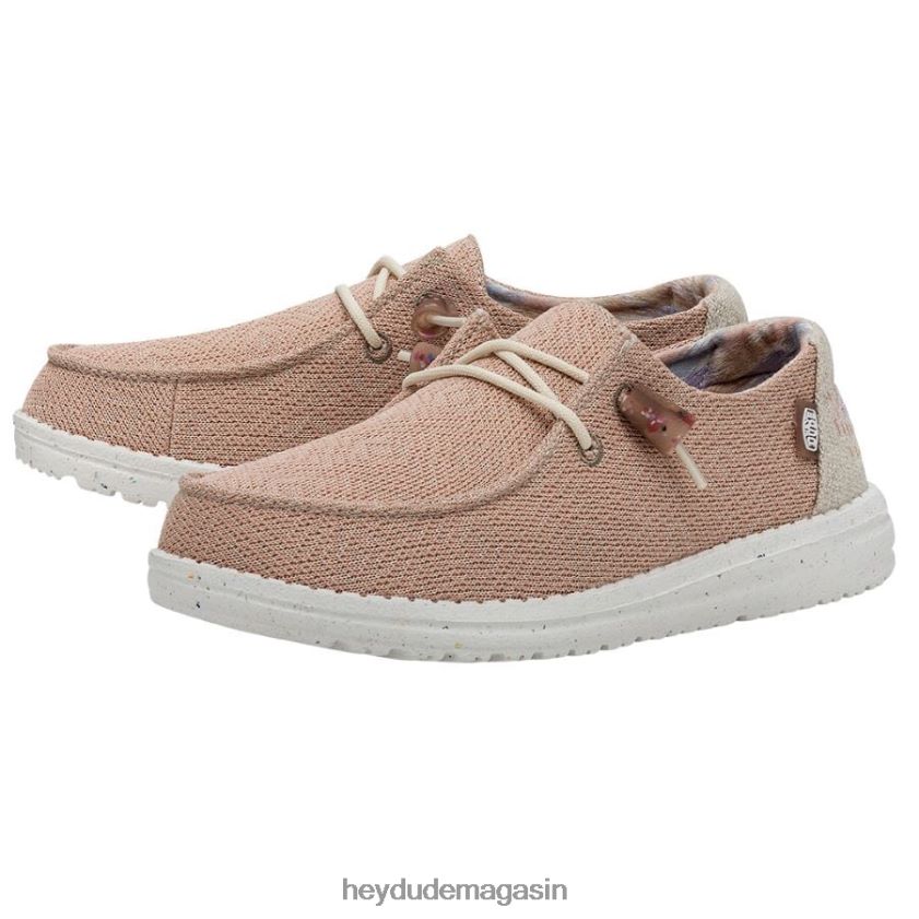 Hey Dude Hommes Wendy Knit II sel rose chaussures DT40T455