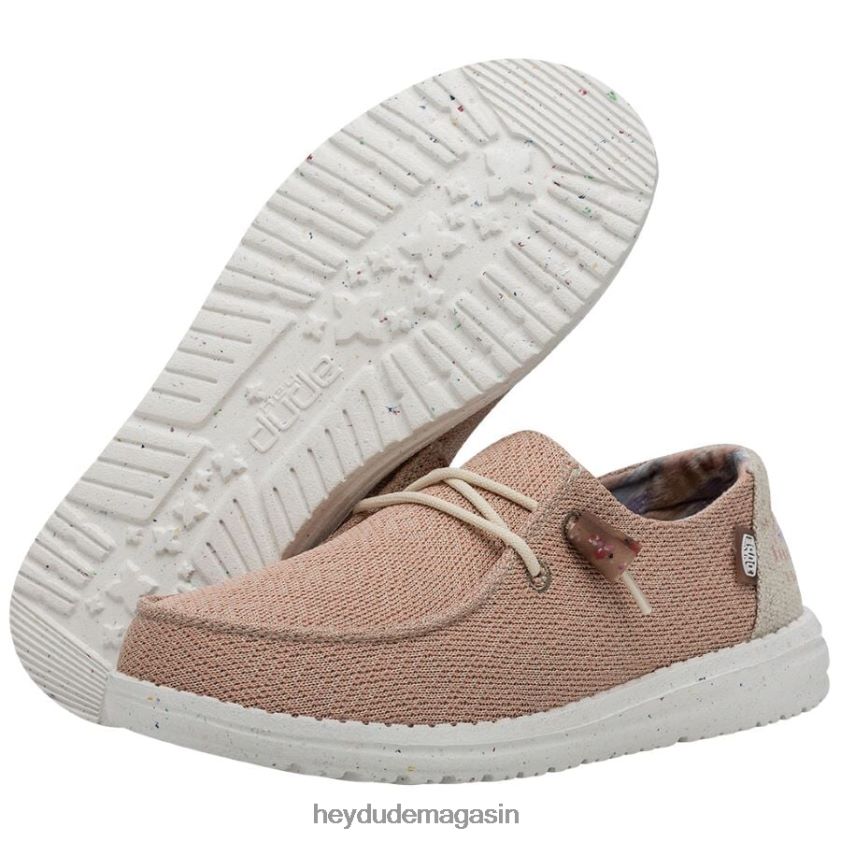 Hey Dude Hommes Wendy Knit II sel rose chaussures DT40T455