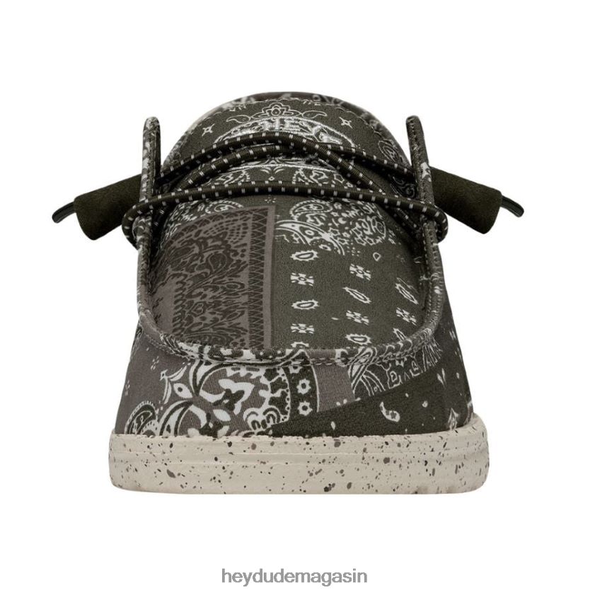Hey Dude Hommes Wendy Patch armée de bandana géo chaussures DT40T4163