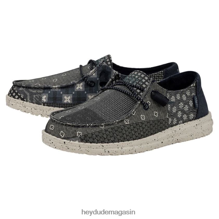 Hey Dude Hommes Wendy Patch échinacée géo chaussures DT40T4216