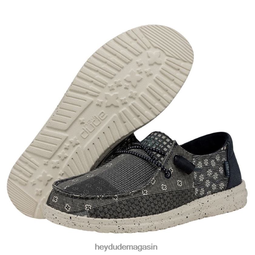 Hey Dude Hommes Wendy Patch échinacée géo chaussures DT40T4216