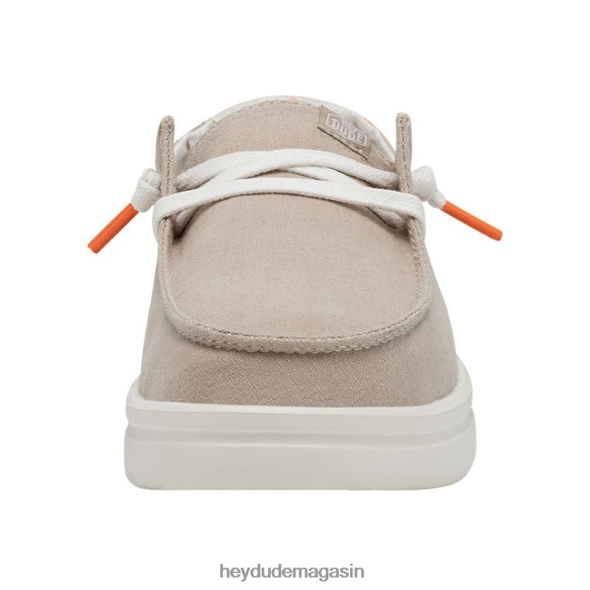 Hey Dude Hommes Wendy Rise en chambray coquille de sable chaussures DT40T4154
