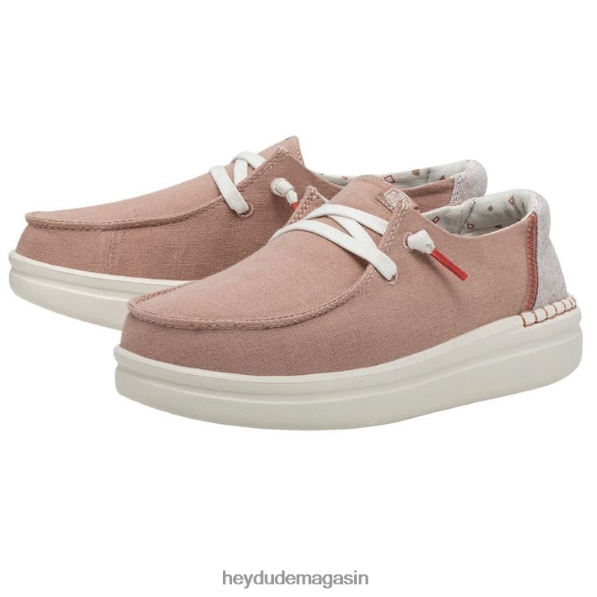 Hey Dude Hommes Wendy Rise en chambray rose chaussures DT40T4153