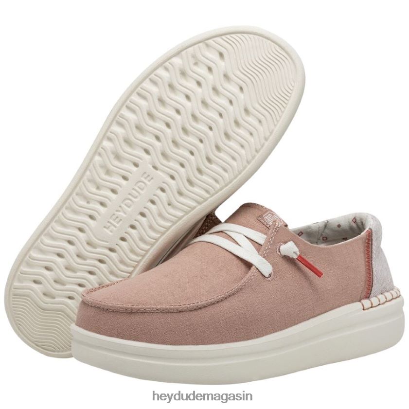 Hey Dude Hommes Wendy Rise en chambray rose chaussures DT40T4153