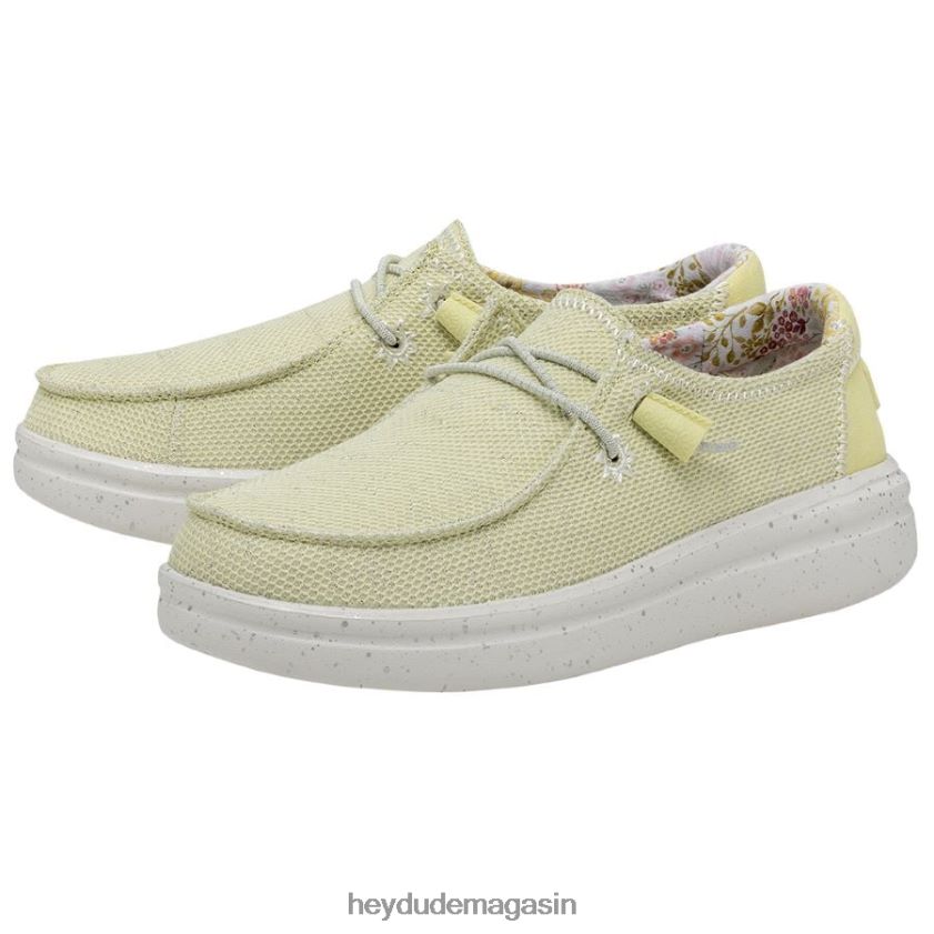Hey Dude Hommes Wendy Rise s'étire citron chaussures DT40T4159