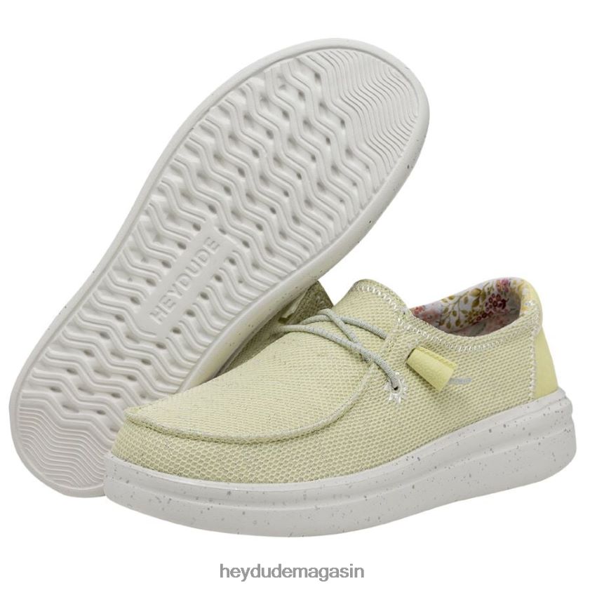 Hey Dude Hommes Wendy Rise s'étire citron chaussures DT40T4159