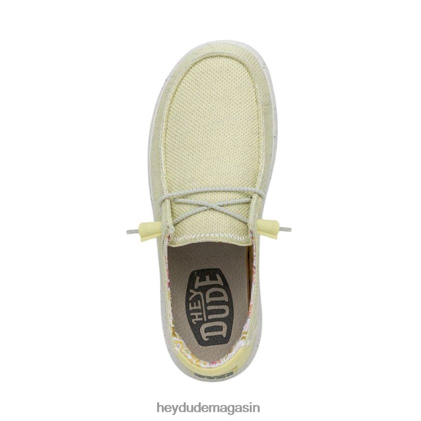 Hey Dude Hommes Wendy Rise s'étire citron chaussures DT40T4159