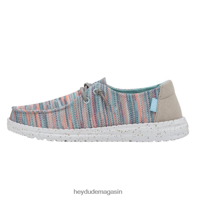 Hey Dude Hommes Wendy Sox coucher de soleil rose chaussures DT40T443