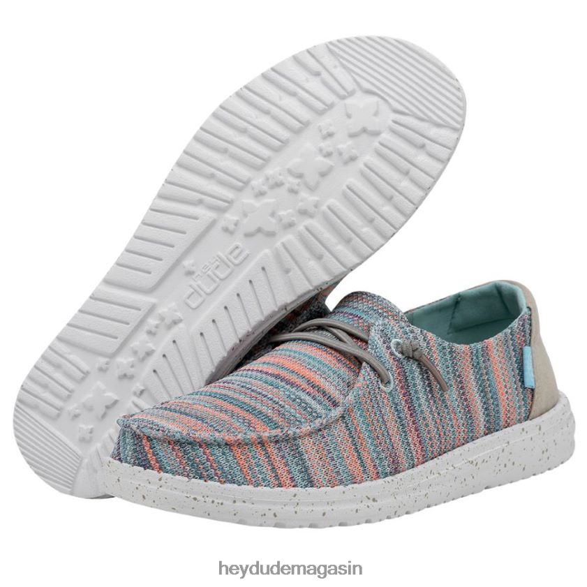 Hey Dude Hommes Wendy Sox coucher de soleil rose chaussures DT40T443