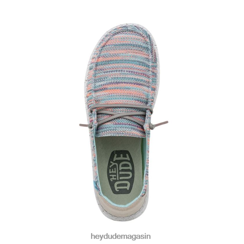 Hey Dude Hommes Wendy Sox coucher de soleil rose chaussures DT40T443