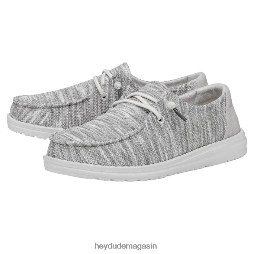 Hey Dude Hommes Wendy Sox large gris glacier chaussures DT40T4111