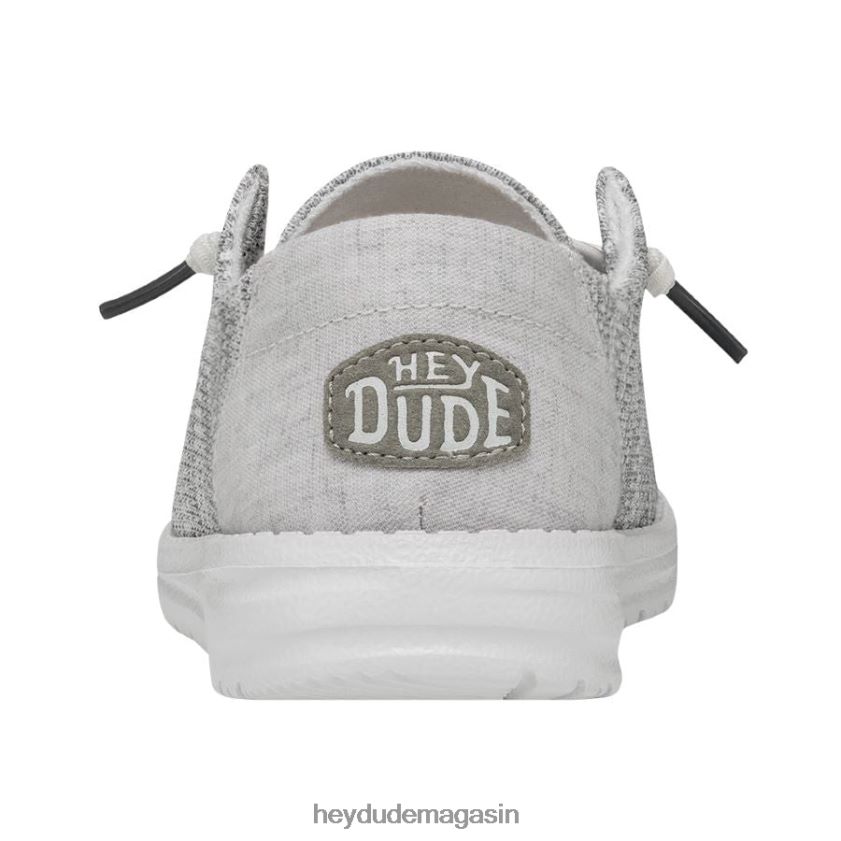 Hey Dude Hommes Wendy Sox large gris glacier chaussures DT40T4111