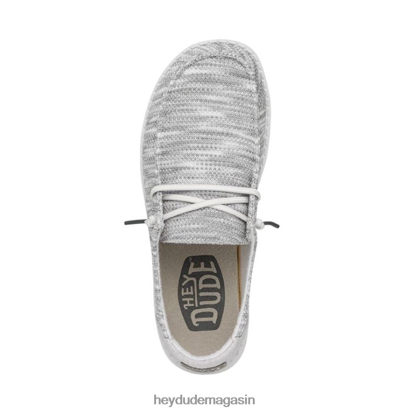 Hey Dude Hommes Wendy Sox large gris glacier chaussures DT40T4111