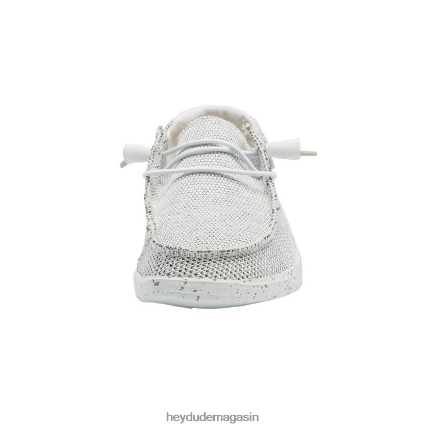 Hey Dude Hommes Wendy Sox pierre blanche chaussures DT40T444