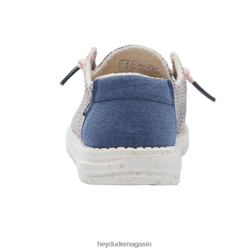 Hey Dude Hommes Wendy Sox rose clair chaussures DT40T440