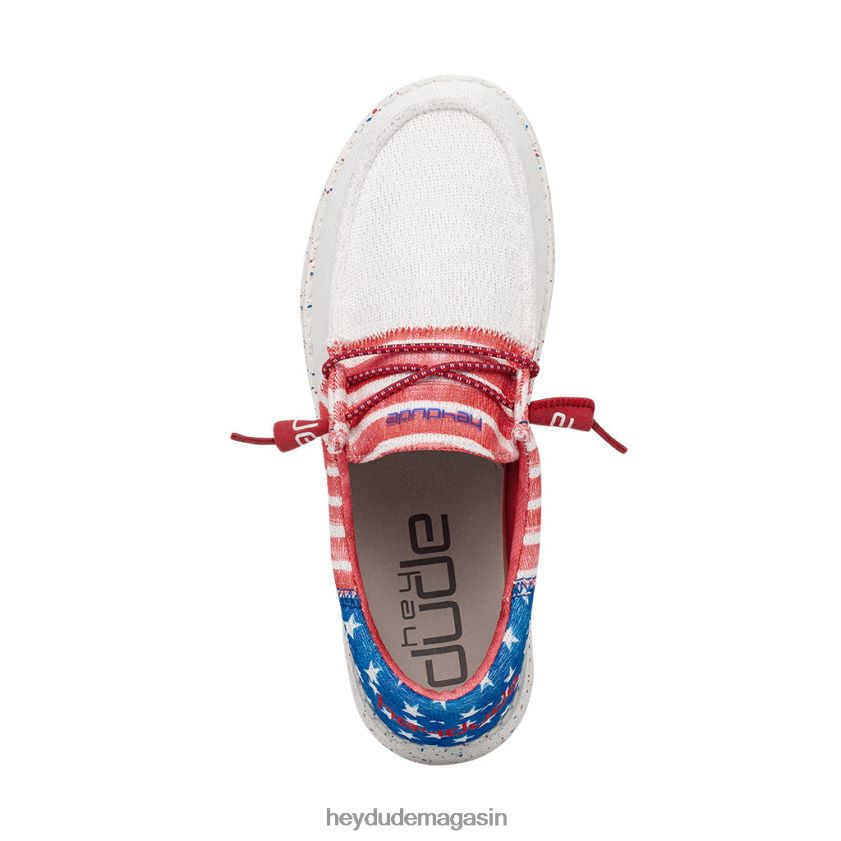 Hey Dude Hommes Wendy Sox tri-américain chaussures DT40T442