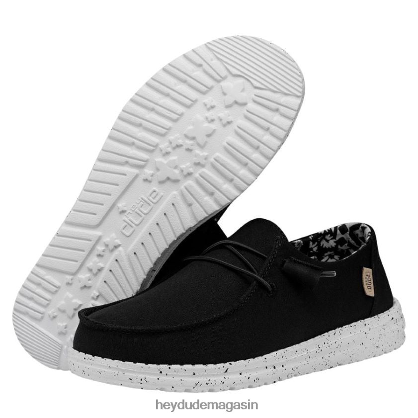 Hey Dude Hommes Wendy large odyssée noire chaussures DT40T4109