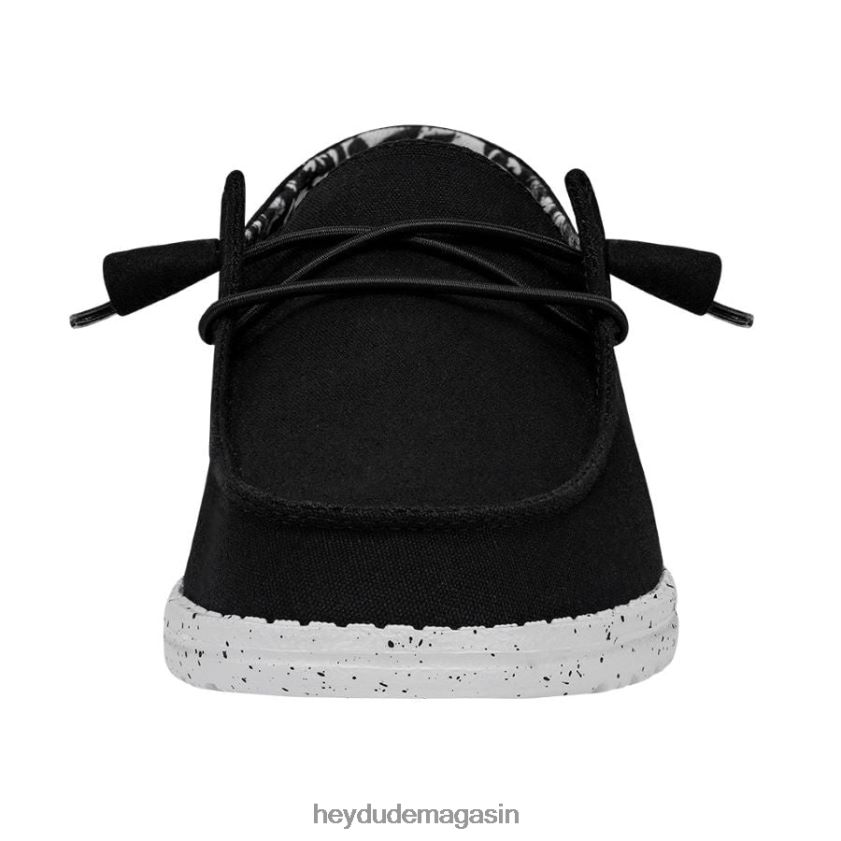 Hey Dude Hommes Wendy large odyssée noire chaussures DT40T4109