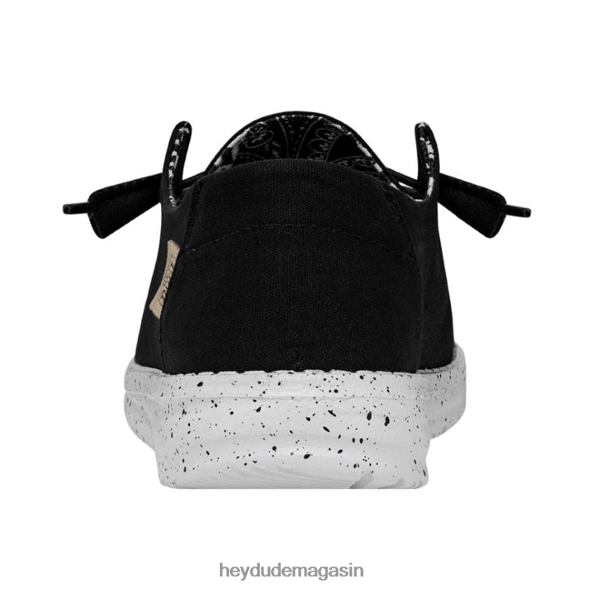 Hey Dude Hommes Wendy large odyssée noire chaussures DT40T4109