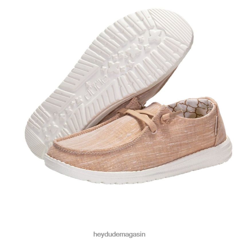 Hey Dude Hommes Wendy or rose étincelant chaussures DT40T473
