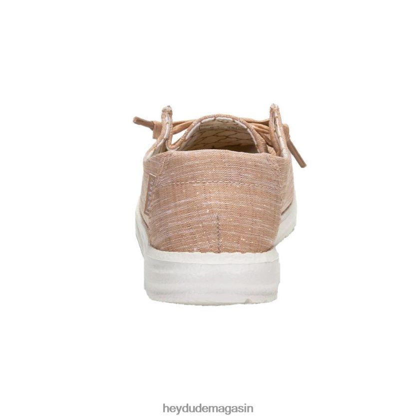 Hey Dude Hommes Wendy or rose étincelant chaussures DT40T473