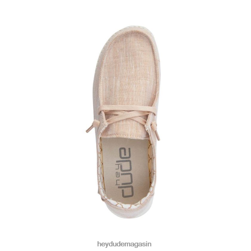 Hey Dude Hommes Wendy or rose étincelant chaussures DT40T473