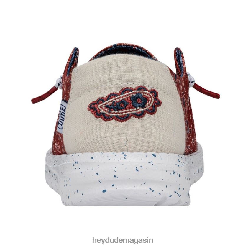 Hey Dude Hommes Wendy patriotique bandana américain chaussures DT40T416