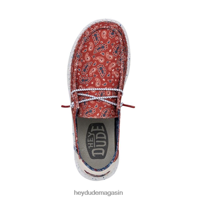 Hey Dude Hommes Wendy patriotique bandana américain chaussures DT40T416