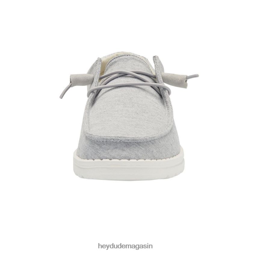 Hey Dude Hommes Wendy polaire extensible gris glacier chaussures DT40T4185
