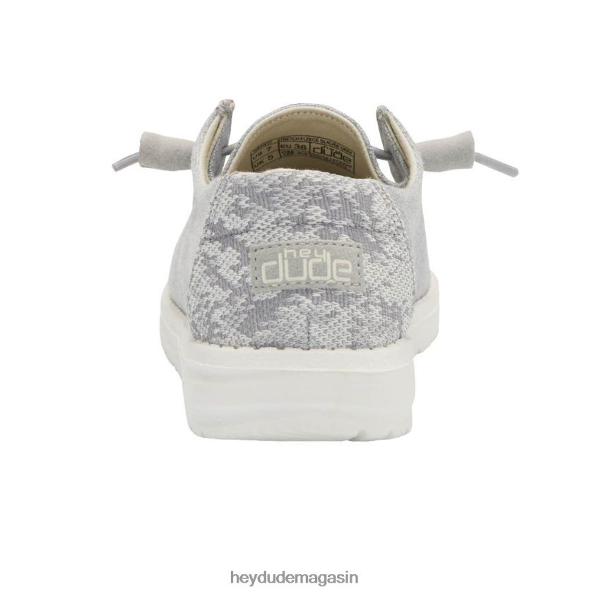 Hey Dude Hommes Wendy polaire extensible gris glacier chaussures DT40T4185