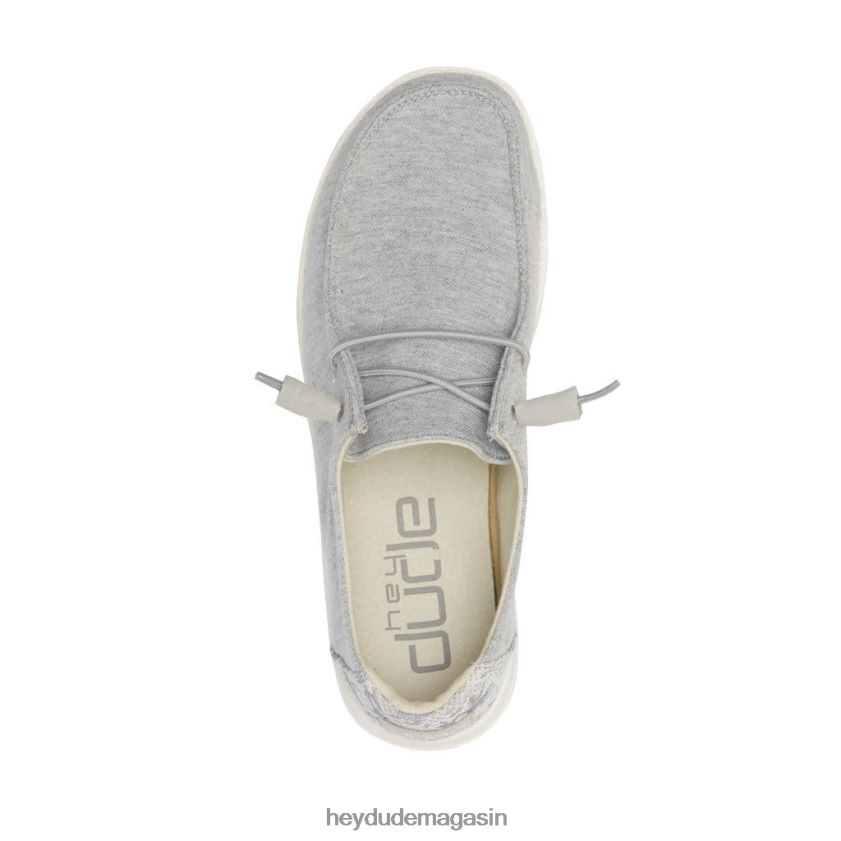 Hey Dude Hommes Wendy polaire extensible gris glacier chaussures DT40T4185