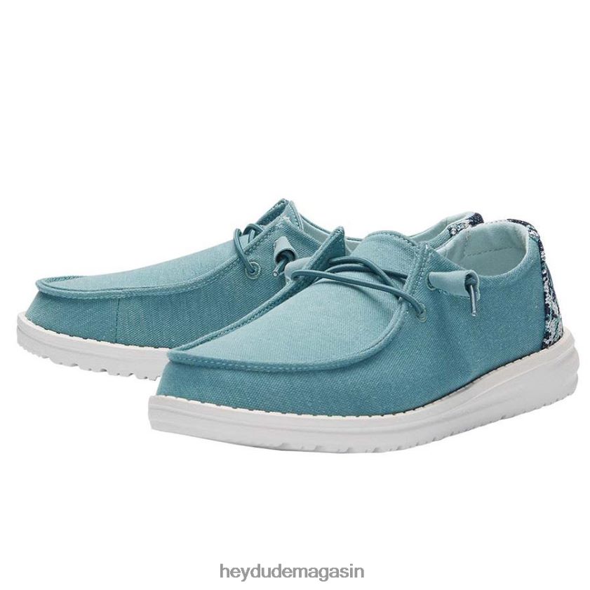 Hey Dude Hommes Wendy polaire extensible mer bleue chaussures DT40T4186