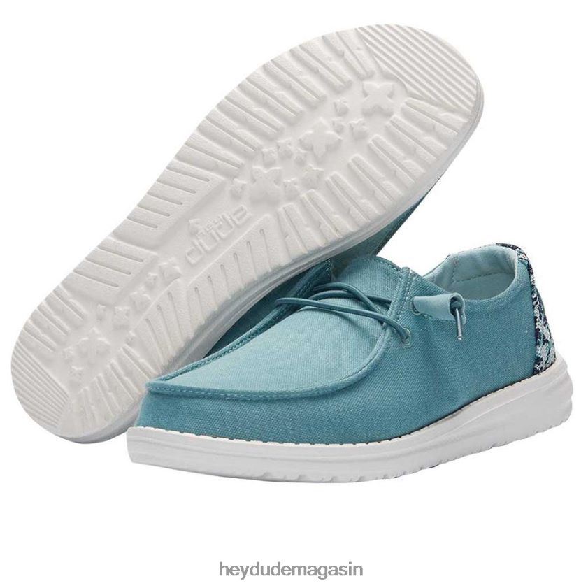 Hey Dude Hommes Wendy polaire extensible mer bleue chaussures DT40T4186