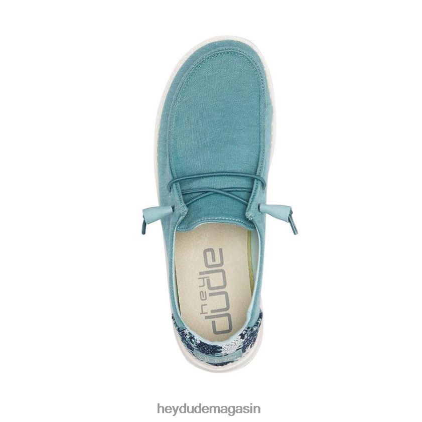 Hey Dude Hommes Wendy polaire extensible mer bleue chaussures DT40T4186
