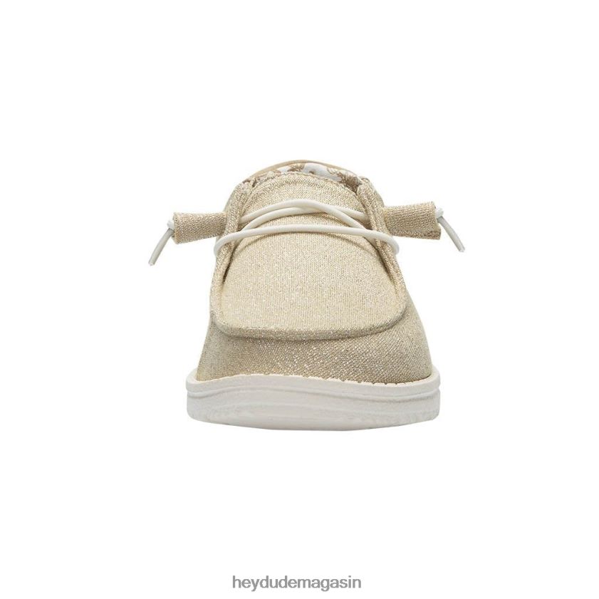 Hey Dude Hommes Wendy s'étire beige scintillant chaussures DT40T4122
