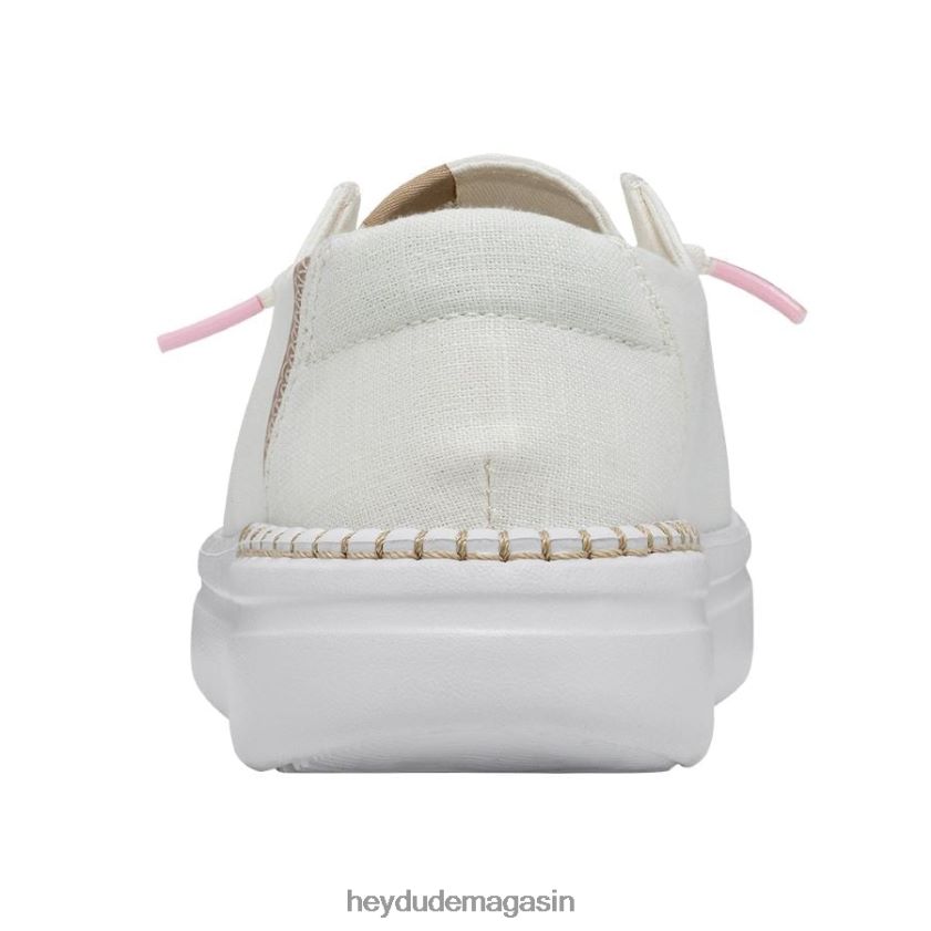 Hey Dude Hommes Wendy se lève éclat blanc chaussures DT40T4180