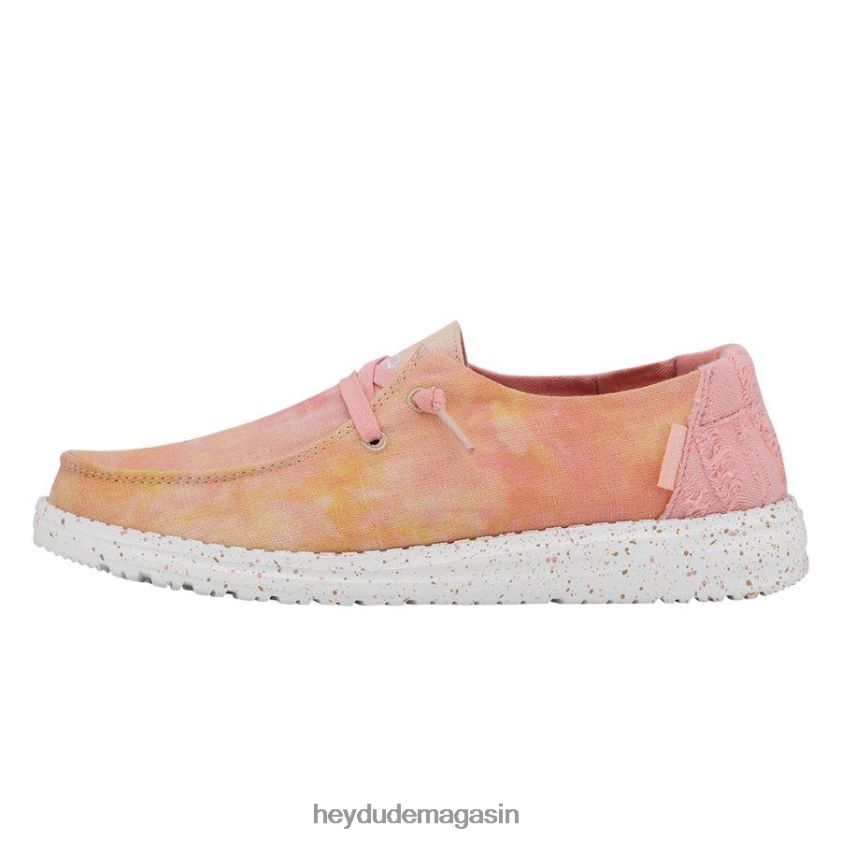 Hey Dude Hommes Wendy tie-dye ombre de citron chaussures DT40T479
