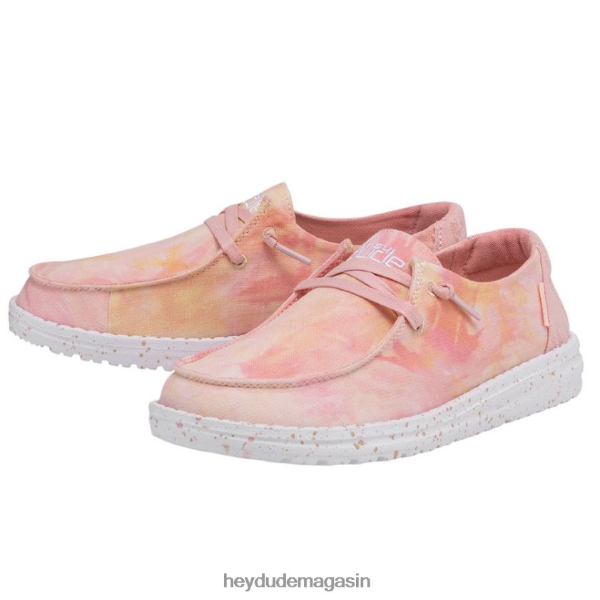 Hey Dude Hommes Wendy tie-dye ombre de citron chaussures DT40T479