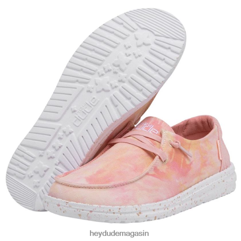 Hey Dude Hommes Wendy tie-dye ombre de citron chaussures DT40T479