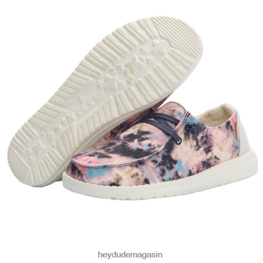 Hey Dude Hommes Wendy tie-dye rose marine chaussures DT40T4188