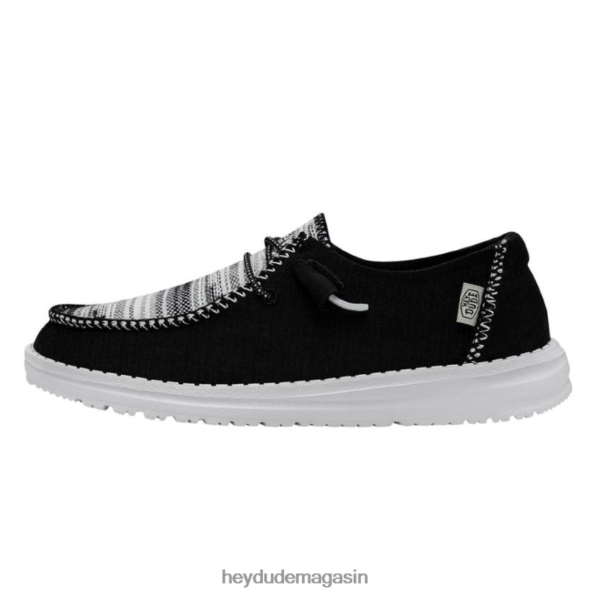 Hey Dude Hommes couverture bohème Wendy sion noir chaussures DT40T4170