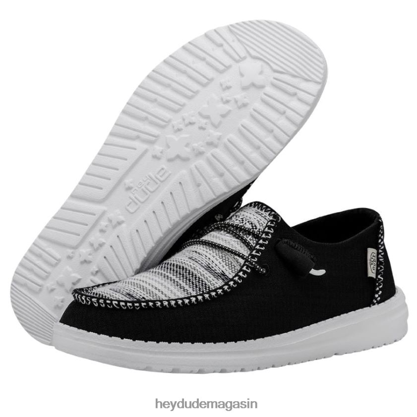 Hey Dude Hommes couverture bohème Wendy sion noir chaussures DT40T4170