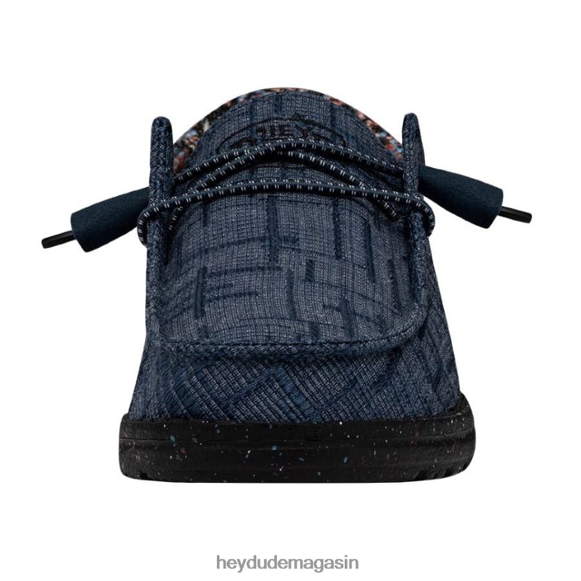 Hey Dude Hommes couverture flammée wendy funk pluie de minuit chaussures DT40T4119
