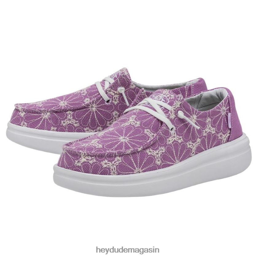 Hey Dude Hommes oeillet Wendy Rise violet chaussures DT40T4150