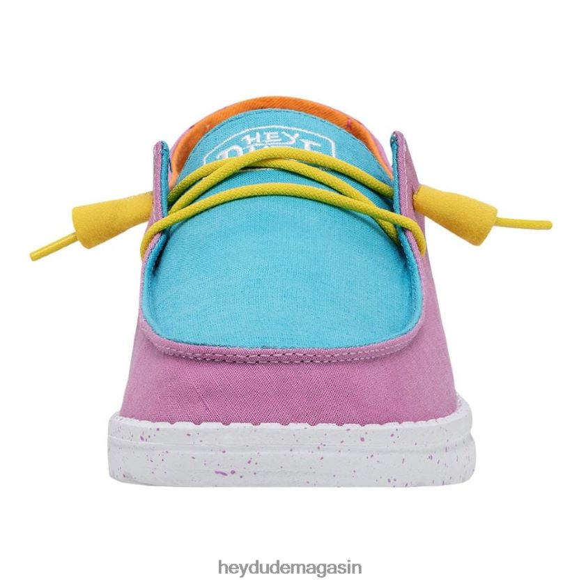 Hey Dude Hommes toile flammée Wendy bloc chaussures DT40T430