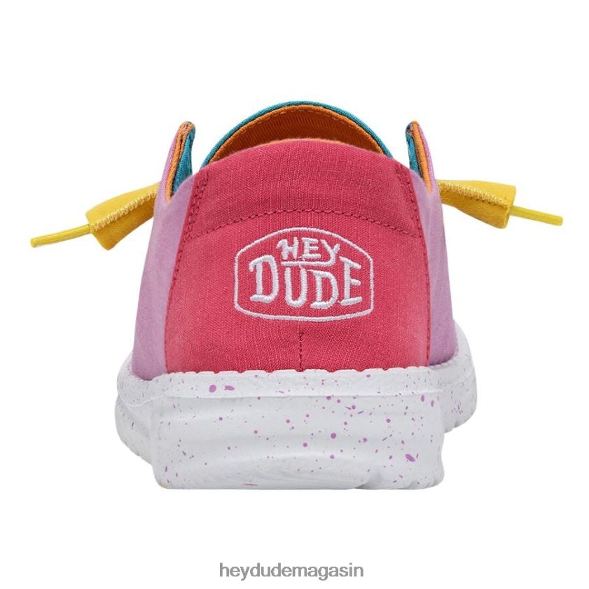 Hey Dude Hommes toile flammée Wendy bloc chaussures DT40T430