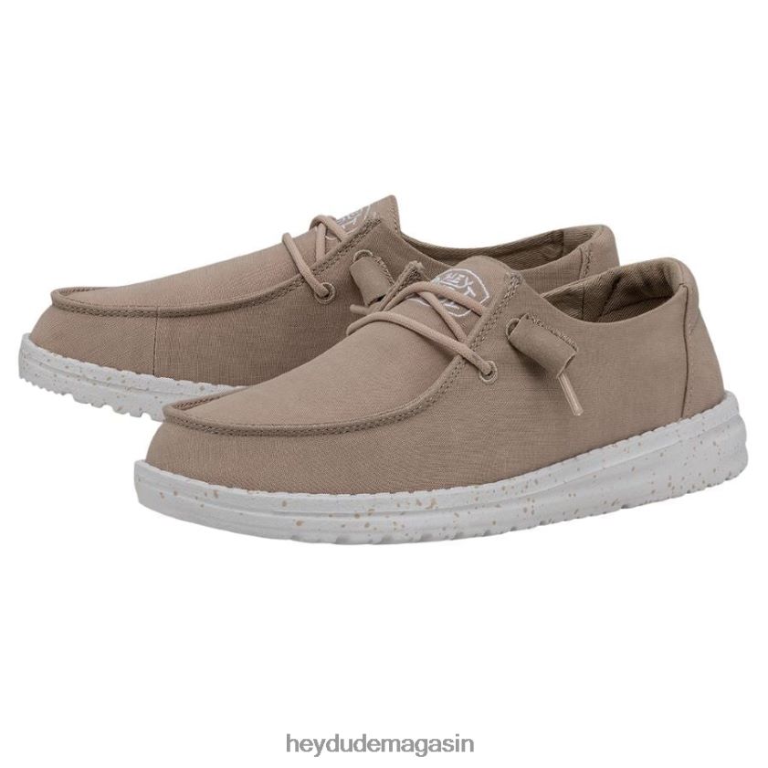 Hey Dude Hommes toile flammée Wendy bronzer chaussures DT40T429