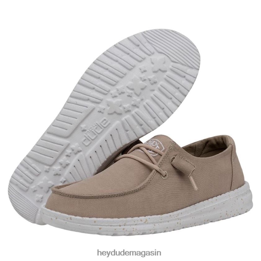 Hey Dude Hommes toile flammée Wendy bronzer chaussures DT40T429